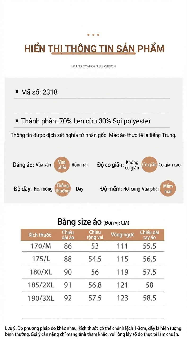 Áo Khoác Dạ Nam Kẻ Ô Vuông Lông Cừu Dày Dặn Dáng Dài Màu Đen, Xám chi tiết 11