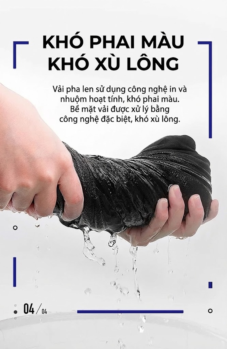 Áo Khoác Dạ Nam Lông Cừu Áo Gile Lót Lông Vũ Cổ Khăn Quàng Cài Nút Màu Đen, Nâu, Xám chi tiết 4