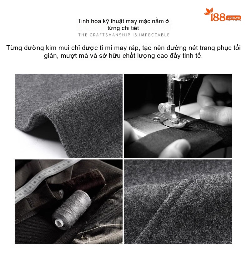 Áo Khoác Dạ Nam Lông Cừu Có Lót Lông Vũ Ấm Áp Phong Cách Doanh Nhân Màu Đen chi tiết 11