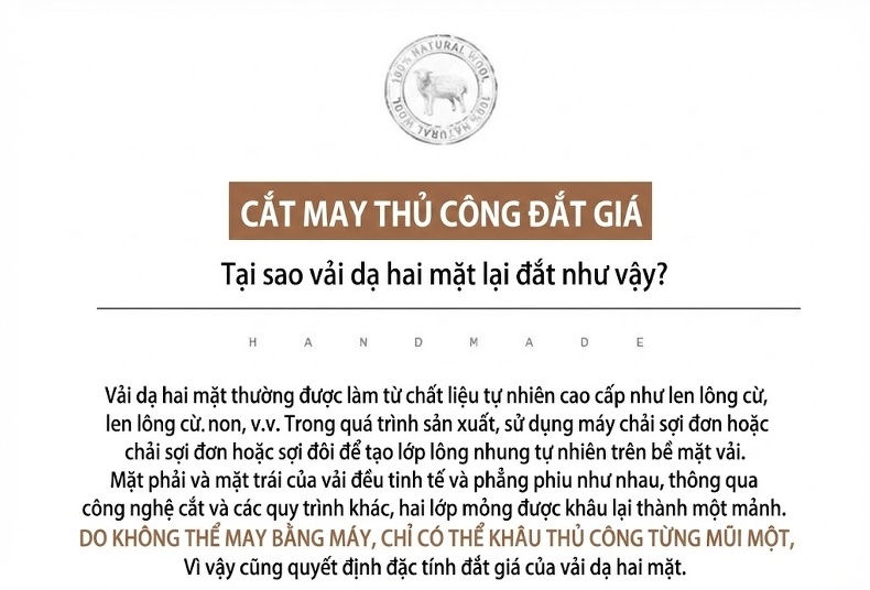 Áo Khoác Dạ Nam Lông Lạc Đà Tencel Dáng Rộng Tay Lỡ Màu Xám chi tiết 7