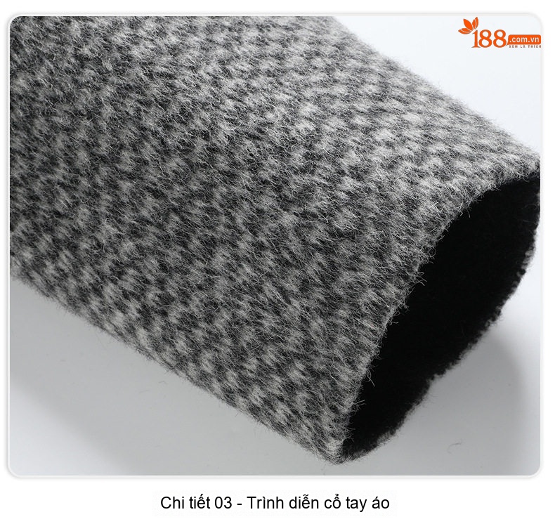 Áo Khoác Dạ Nam Lông Lạc Đà Tencel Dáng Rộng Tay Lỡ Màu Xám chi tiết 23