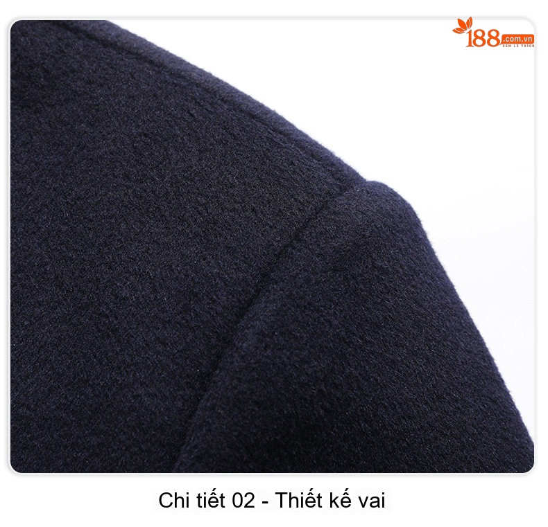 Áo Khoác Dạ Nam Lông Vũ, Lót Lông Ngỗng Có Thể Tháo Rời Màu Đen chi tiết 22