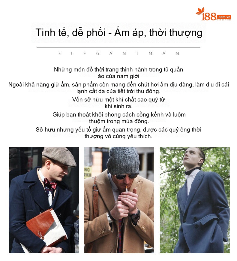 Áo Khoác Dạ Nam Lông Vũ Ngỗng Hai Mặt Có Thể Tháo Rời Màu Đen, Xám chi tiết 6