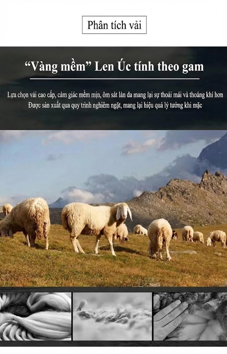 Áo Khoác Dạ Nam Lông Vũ Ngỗng Hai Mặt Có Thể Tháo Rời Màu Đen, Xám chi tiết 7
