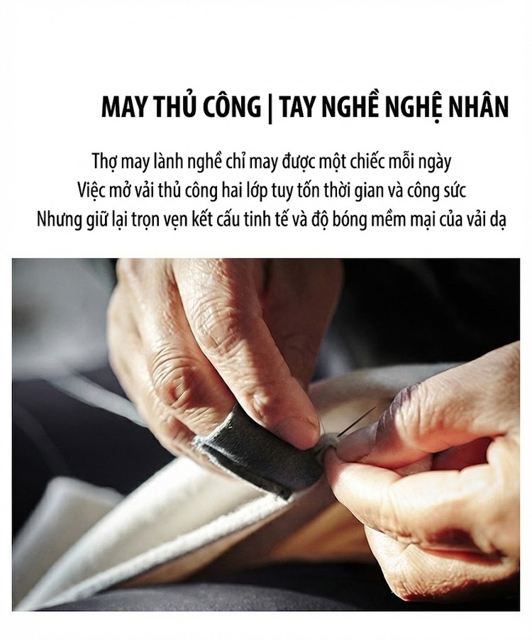 Áo Khoác Dạ Nam Lót Lông Vũ Dày Dặn Dáng Dài Chất Liệu Lông Cừu Màu Xám Đen chi tiết 2