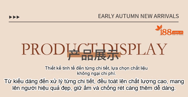 Áo Khoác Dạ Nam Trung Dài Tay Lỡ Hai Hàng Khuy Lót Lông Vũ Màu Nâu, Đen chi tiết 12