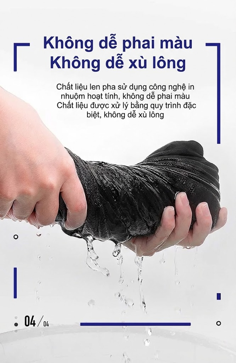 Áo Khoác Dạ Nam Trung Niên Dáng Dài Hai Mặt 70% Lông Cừu Cúc Đôi Phong Cách Hàn Quốc Màu Đen, Xám chi tiết 4
