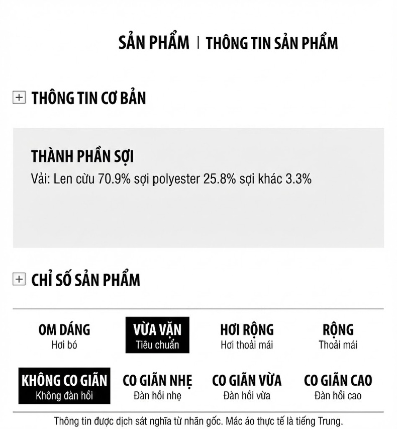 Áo Khoác Dạ Nam Trung Niên Dáng Dài Hai Mặt 70% Lông Cừu Cúc Đôi Phong Cách Hàn Quốc Màu Đen, Xám chi tiết 8