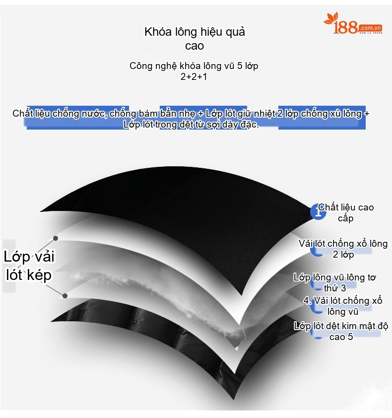 Áo Khoác Dạ Nam Trung Niên Dáng Dài Lót Lông Ngỗng Tháo Rời Màu Đen, Nâu chi tiết 8