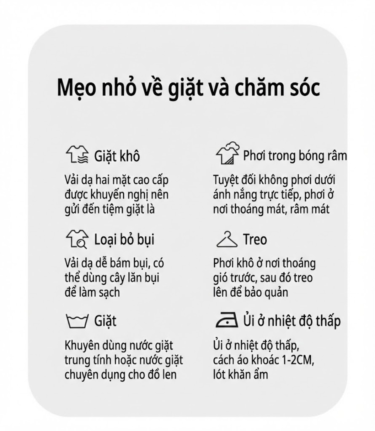 Áo Khoác Dạ Nam Trung Niên Dáng Dài Vừa Vải Lông Cừu 63% Phong Cách Tĩnh Lặng Màu Đen, Nâu chi tiết 19