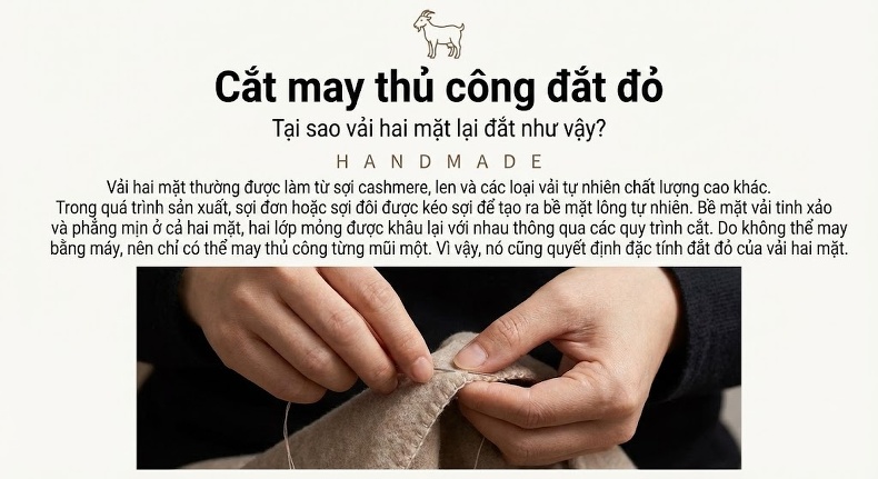 Áo Khoác Dạ Nam Trung Niên Dáng Vest Hai Mặt Màu Xám, Đen, Xanh Navy, Nâu chi tiết 12