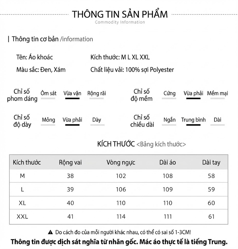 Áo Khoác Dạ Nữ Dáng Dài Cổ chữ Vest Hai Hàng Khuy Thắt Eo Phong Cách Hàn Quốc Màu Đen chi tiết 8