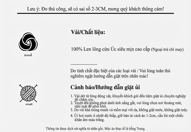 Áo Khoác Dạ Nữ Dáng Dài Trung Niên Cao Cấp Phong Cách Trung Hoa Chất Liệu Lông Cừu Màu Đỏ chi tiết 6