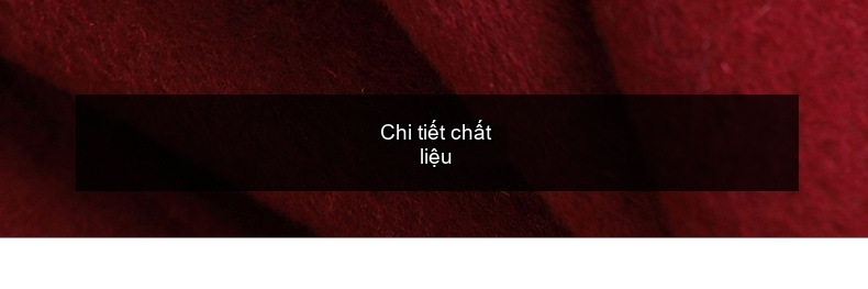 Áo Khoác Dạ Nữ Dáng Dài Trung Niên Cao Cấp Phong Cách Trung Hoa Chất Liệu Lông Cừu Màu Đỏ chi tiết 33