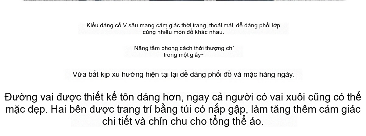 Áo Khoác Dạ Nữ Dáng Vừa Hai Mặt Màu Be, Đen chi tiết 8