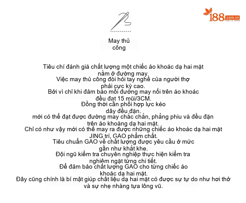 Áo Khoác Dạ Nữ Dáng Vừa Hai Mặt Màu Be, Đen chi tiết 2