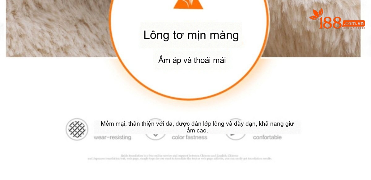 Áo Khoác Da PU Lót Lông Cừu Dày Dặn Cổ Lông Kiểu Motor Màu Nâu, Đen, Xám chi tiết 7