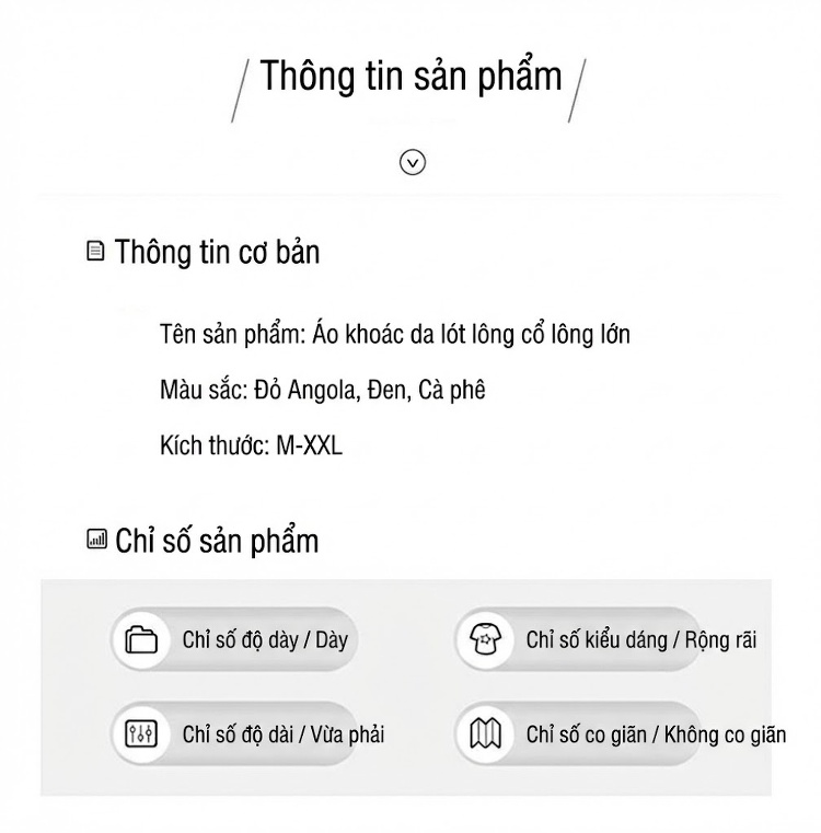 Áo Khoác Da PU Nữ Lót Lông Cổ Lông Ngắn Dáng Nhỏ Màu Đen, Nâu chi tiết 1