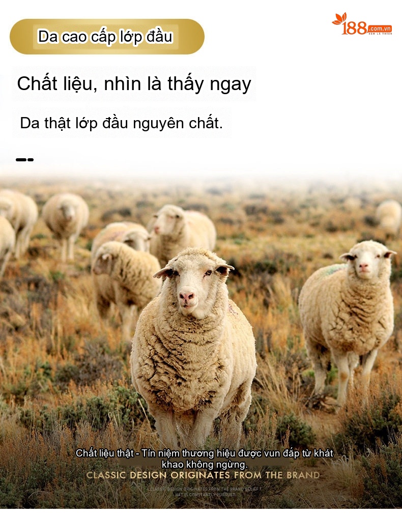 Áo Khoác Da Thật Nam Dáng Ngắn Da Cừu Sáp Dầu Lót Lông Chồn Cổ Bẻ Phong Cách Trẻ Trung Màu Nâu chi tiết 7