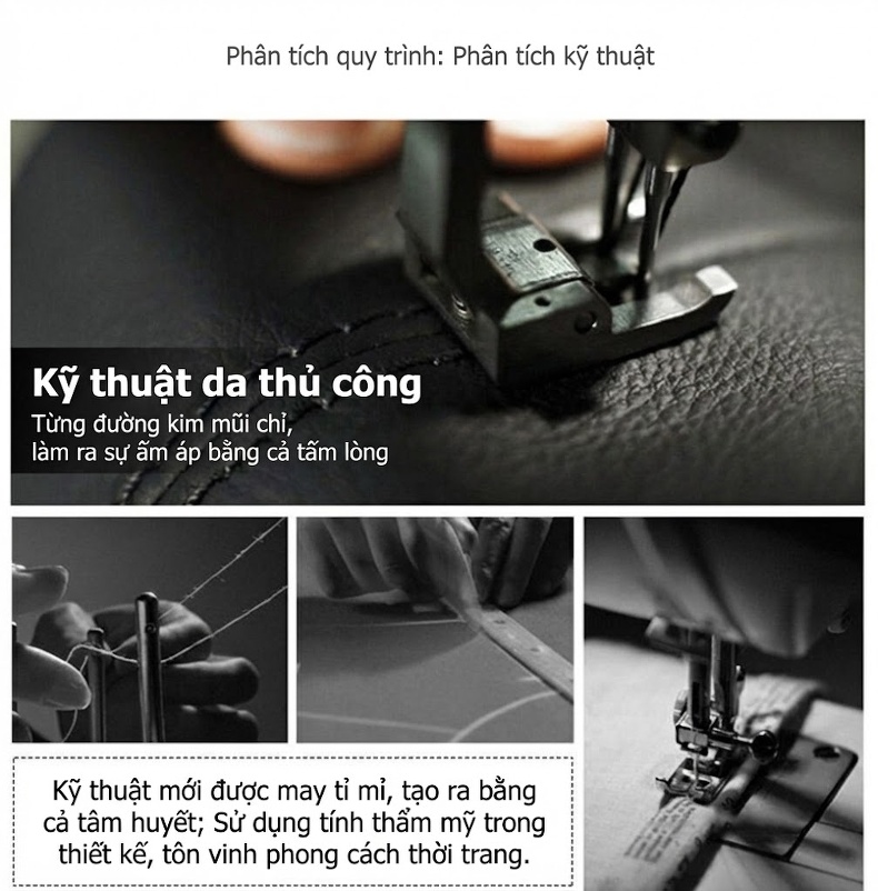 Áo Khoác Da Thật Nữ Cổ Trụ Dáng Ngắn Phong Cách Motor chi tiết 3