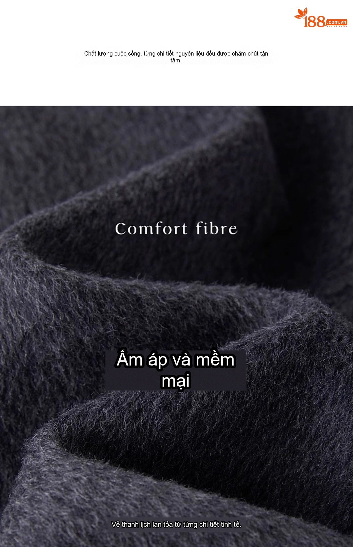 Áo Khoác Dạ Tweed Nữ Cổ Tròn Dáng Ngắn Màu Xám, Trắng chi tiết 12