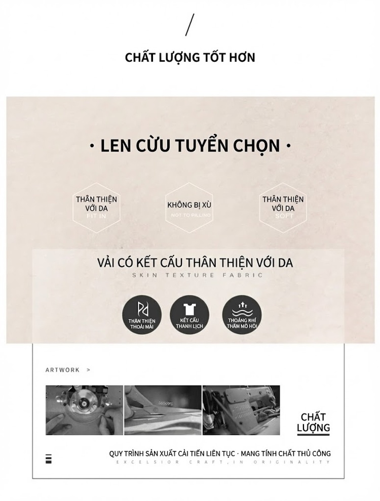 Áo Khoác Dáng Dài Nữ Lông Cừu Liền Da Cổ Lông Cáo Có Mũ Dây Rút Phong Cách Hàn Quốc Màu Kem chi tiết 5