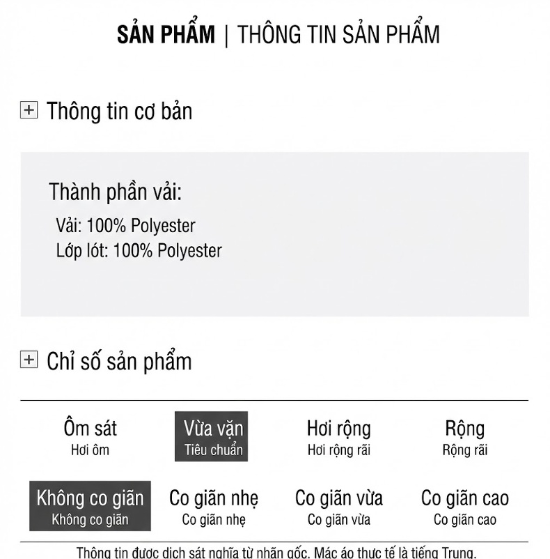 Áo Khoác Dáng Ngắn Nam Cổ Bẻ Phong Cách Doanh Nhân Màu Xanh Navy chi tiết 8