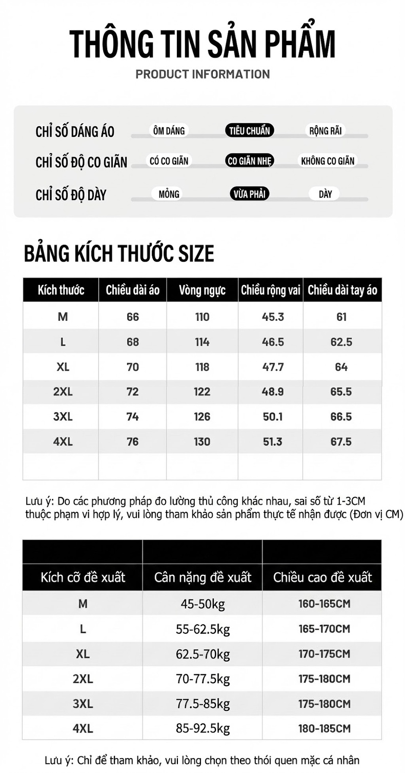 Áo Khoác Dáng Ôm Nam Tay Dài Cổ Trụ Màu Đen, Xám, Xanh Rêu chi tiết 8