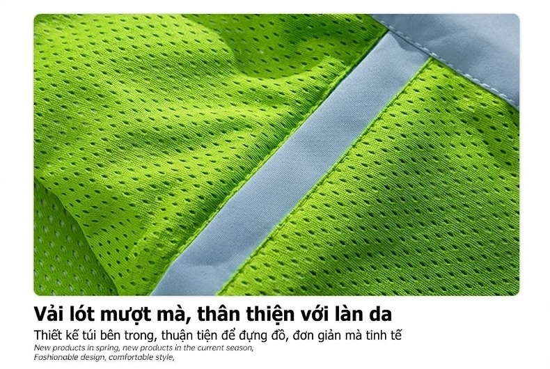 Áo Khoác Dù Có Mũ Trùm Đầu Unisex Màu Tím, Cam, Xanh Dương, Xám... chi tiết 26
