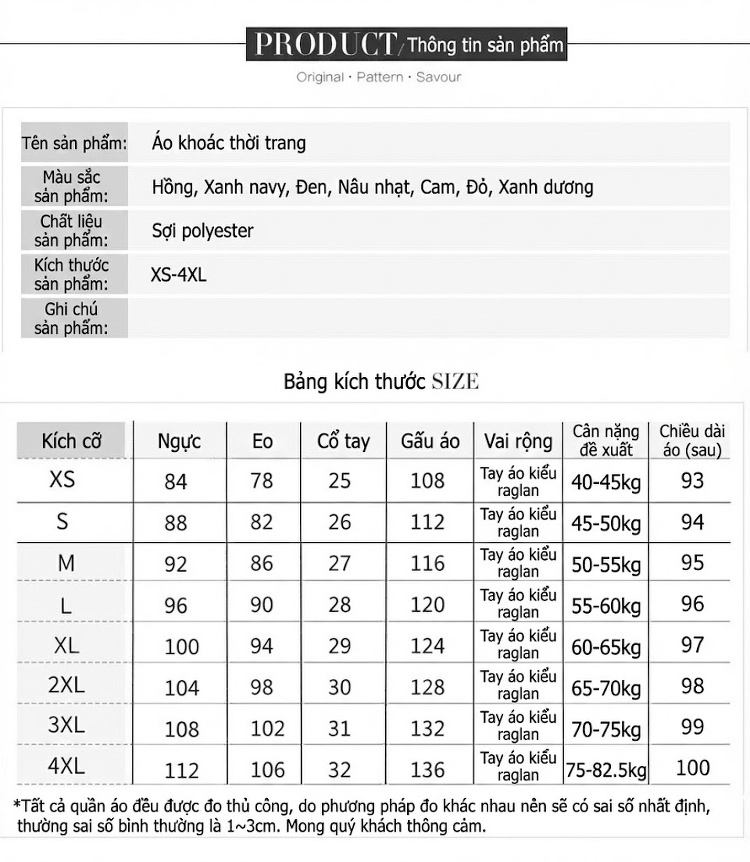 Áo Khoác Gió Dáng Dài Nữ Phong Cách Hàn Quốc Thu Đông Thiết Kế Tôn Dáng Màu Đen, Be, Đỏ, Xanh Navy... chi tiết 10