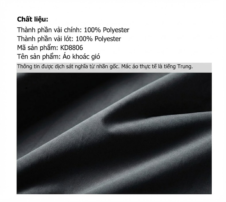 Áo Khoác Gió Nam Dáng Dài Cổ Trụ Phong Cách Doanh Nhân Màu Xám Đen chi tiết 1