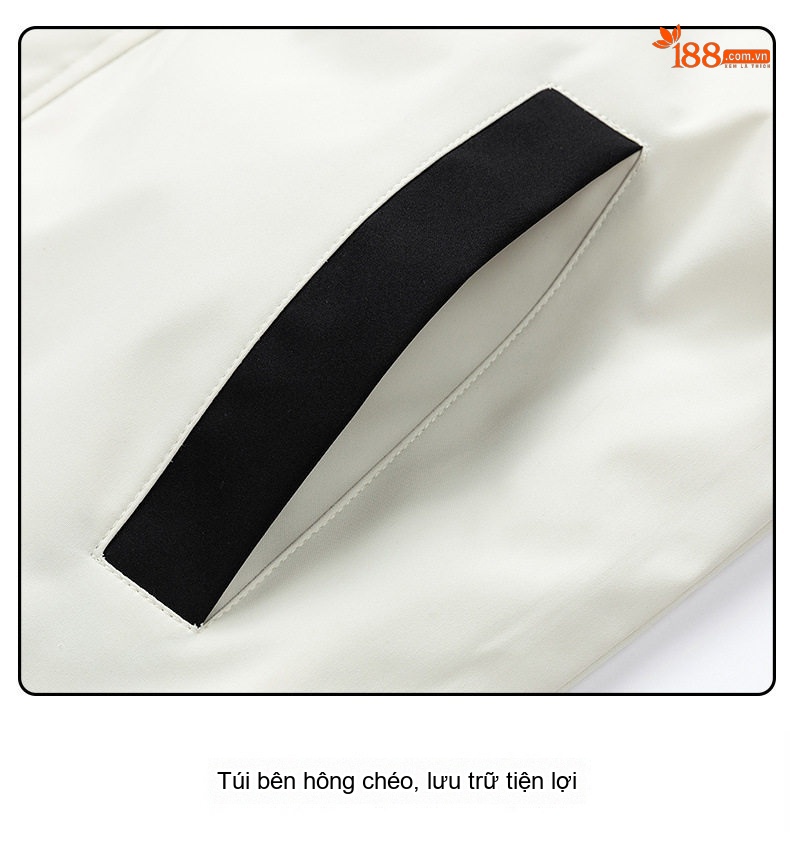 Áo khoác gió chống nước phong cách Hàn Quốc, dáng dài, tay dài chi tiết 20