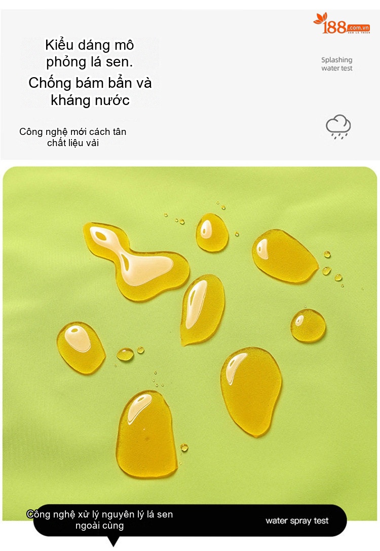 Áo khoác gió nam nữ màu trơn có mũ trùm đầu chống thấm nước chi tiết 4