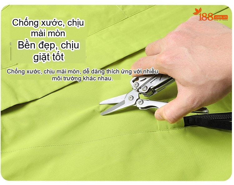 Áo khoác gió nam nữ màu trơn có mũ trùm đầu chống thấm nước chi tiết 6
