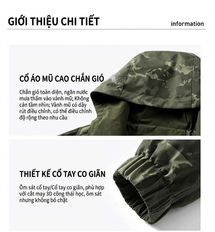 Áo Khoác Hoodie Nam Công Sở Phong Cách Rằn Ri Dáng Rộng chi tiết 7