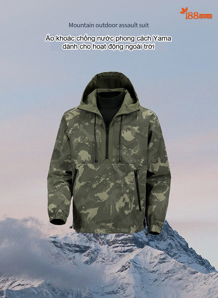 Áo Khoác Hoodie Nam Công Sở Phong Cách Rằn Ri Dáng Rộng chi tiết 1