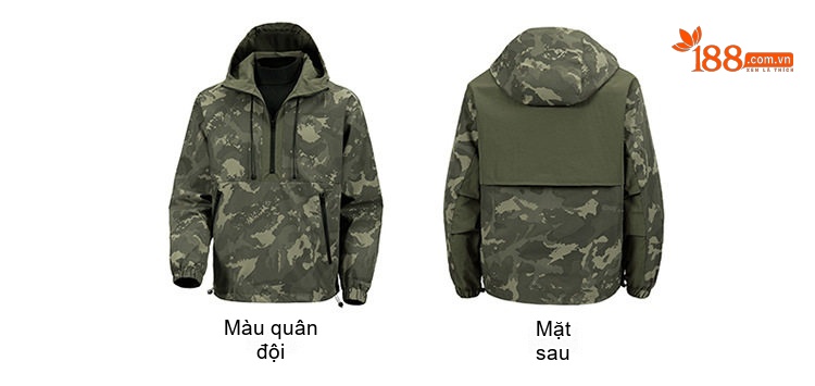 Áo Khoác Hoodie Nam Công Sở Phong Cách Rằn Ri Dáng Rộng chi tiết 4