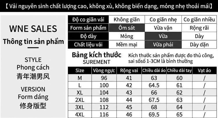 Áo Khoác Jean Nam Hai Lớp Tay Áo Caro Có Mũ Trùm Đầu Phong Cách chi tiết 3