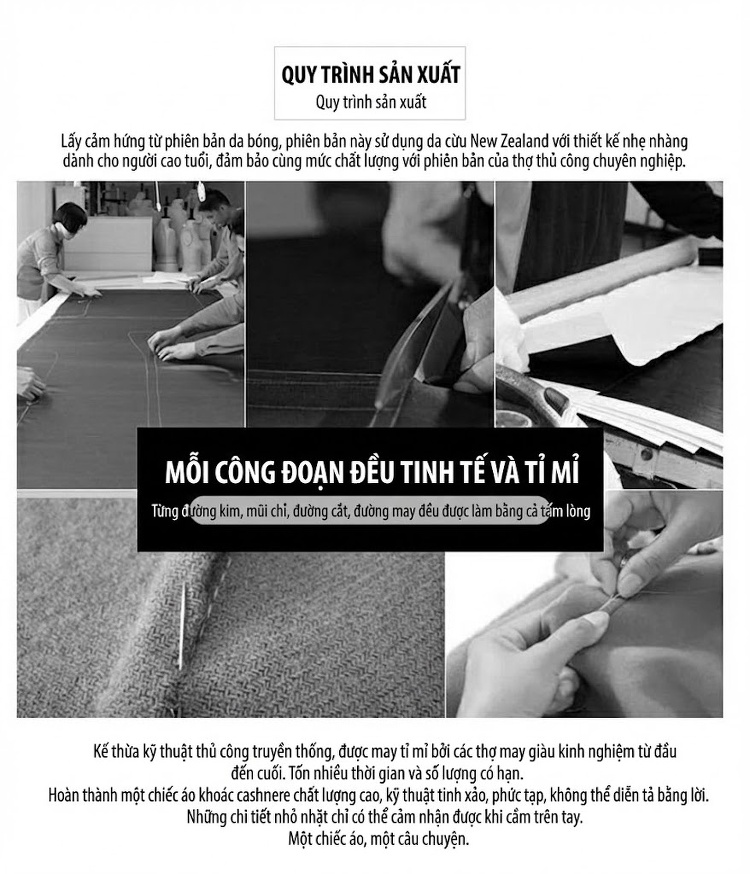 Áo Khoác Lông Cừu Dáng Dài Cổ Lông Chồn Cho Mẹ Trung Niên Màu Đỏ, Đen, Hồng, Nâu chi tiết 2