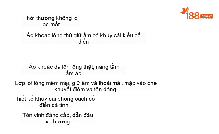 Áo Khoác Lông Cừu Non Dáng Ngắn Cổ Tàu Viền Lông Màu Hồng, Đỏ chi tiết 2