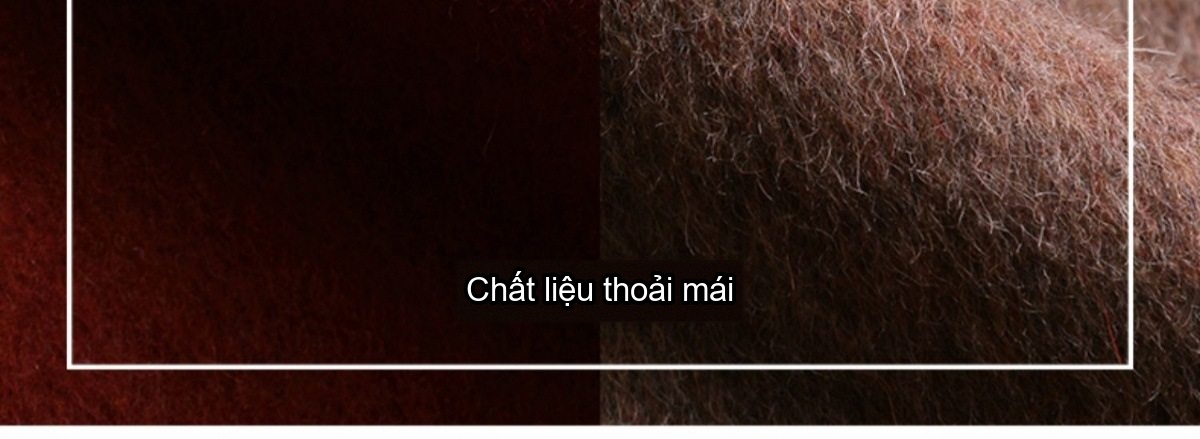 Áo Khoác Lông Cừu Nữ Phong Cách Trung Hoa Tân Thời Thượng Cao Cấp Màu Đỏ, Nâu chi tiết 10