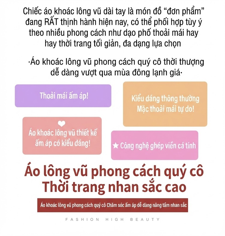 Áo Khoác Lông Nữ Ngắn Tay Dáng Ôm chi tiết 5