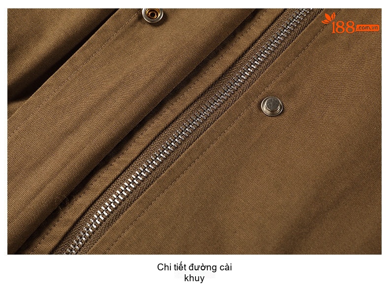 Áo Khoác Lửng Nữ Phong Cách Hàn Quốc Dáng Rộng Màu Nâu, Xanh, Kem chi tiết 38