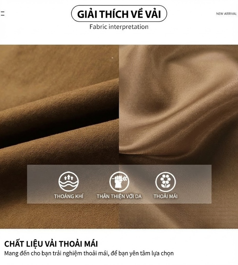 Áo Khoác Lửng Nữ Phong Cách Hàn Quốc Dáng Rộng Màu Nâu, Xanh, Kem chi tiết 6