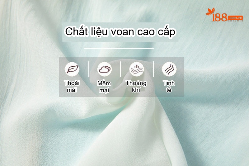 Áo Khoác Lửng Nữ Tay Ngắn Voan Mỏng Màu Trắng chi tiết 4