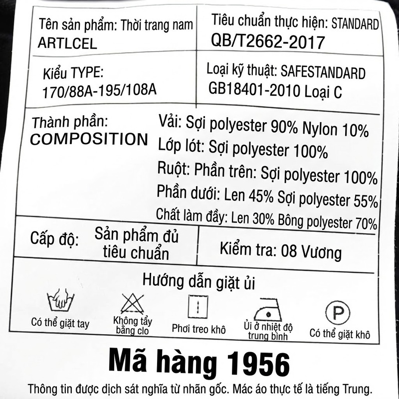 Áo Khoác Măng Tô Nam Dáng Dài Qua Gối Hai Hàng Khuy Lót Lông Cừu Tháo Rời Màu Đen, Nâu chi tiết 25