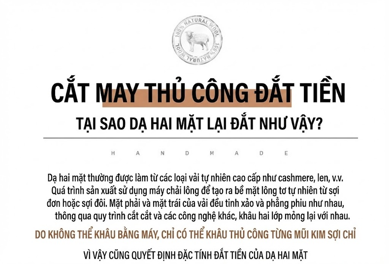 Áo Khoác Nam 100% Len Lót Lông Vũ Có Mũ Trùm Đầu Màu Be, Đen chi tiết 6