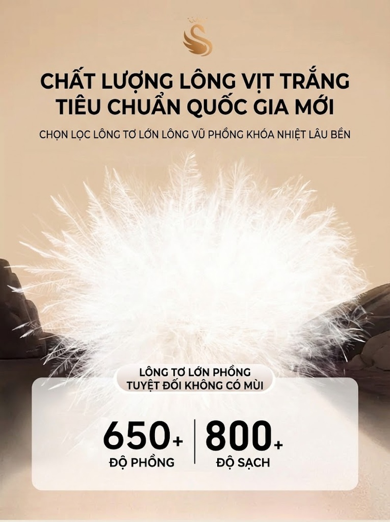 Áo Khoác Nam 100% Len Lót Lông Vũ Có Mũ Trùm Đầu Màu Be, Đen chi tiết 10
