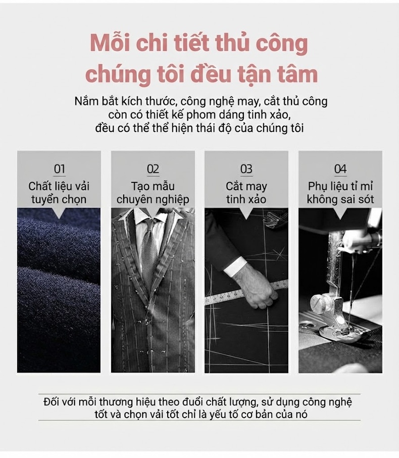Áo Khoác Nam 100% Lông Cừu Dáng Trend Màu Nâu, Xanh Navy, Đen chi tiết 2