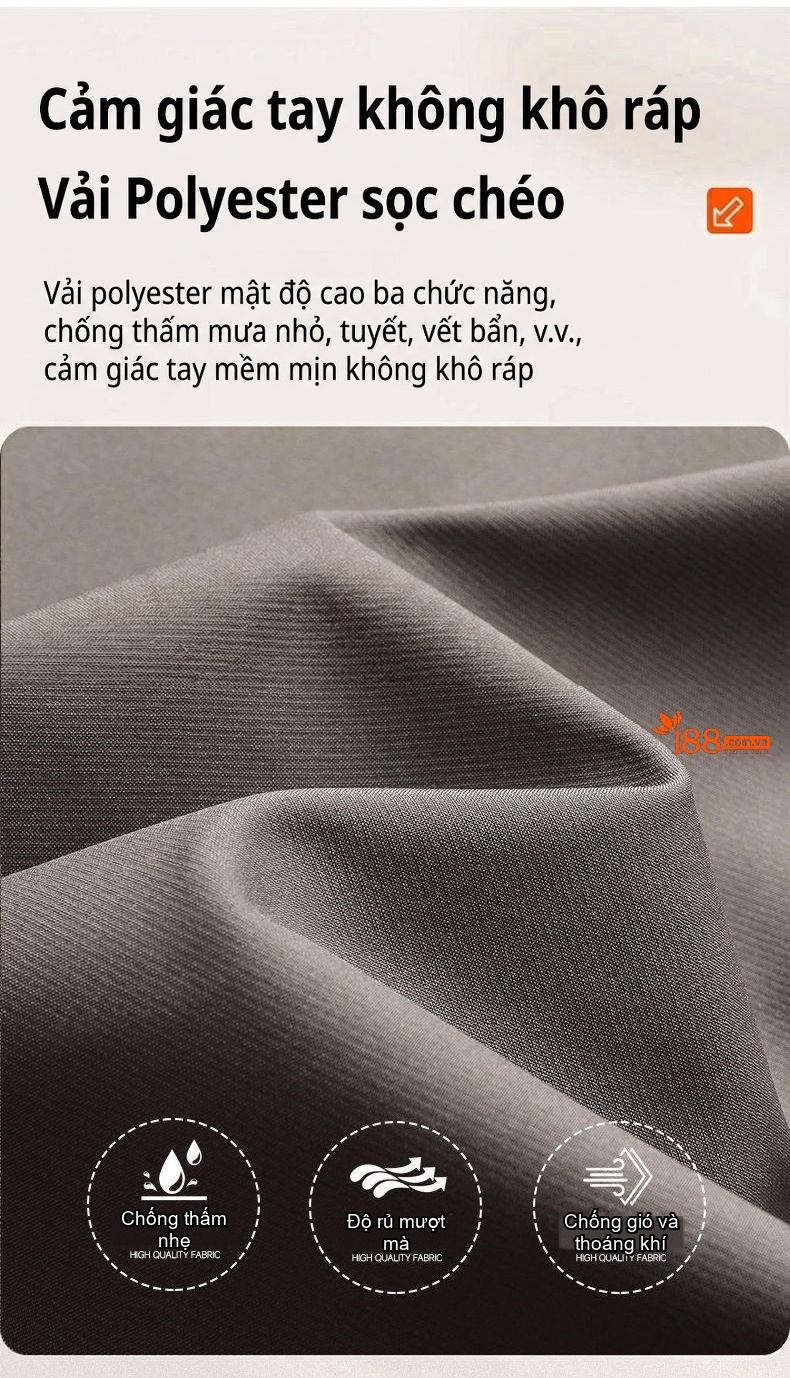 Áo khoác nam cổ bẻ khóa kéo phong cách công sở chi tiết 4